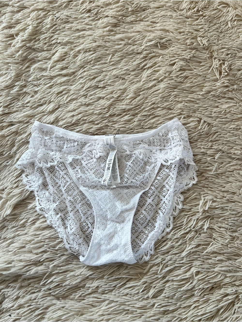 intimissimi White Lace Ruffle panty